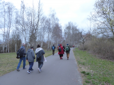 Spaziergang durch die Weiße Siedlung,